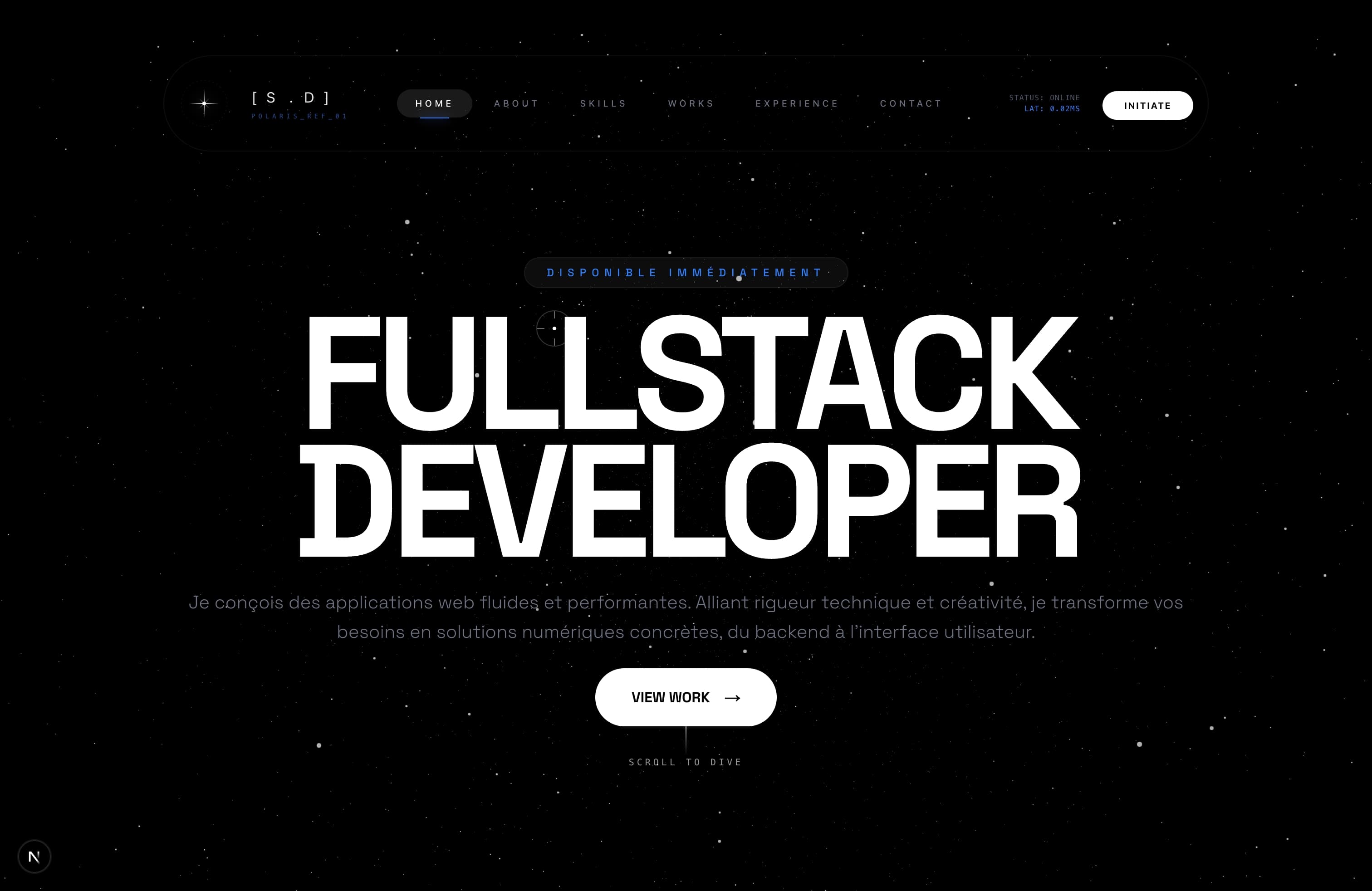 Portfolio Interactif